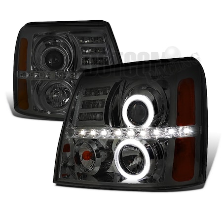 Spec-D Tuning 02-06 Cadillac Escalade 02-06 Cadillac Escalade Projector H.L. 2LHP-ECLD02G-RS